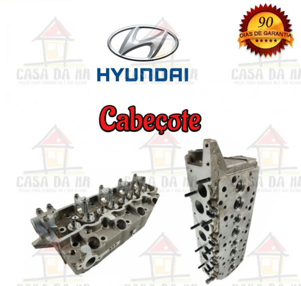 Cabeçote HR / K2500 / L200 / H100 / H1 / Pajero 2.5 / Galloper 2.5 / Terracan 2.5 / L300